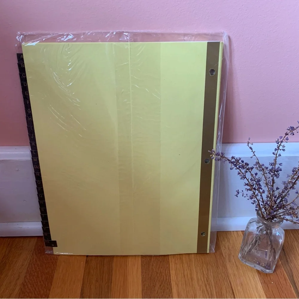 Index Dividers w Alphabetical Tabs Office Depot 3 hole punched Binder Dividers